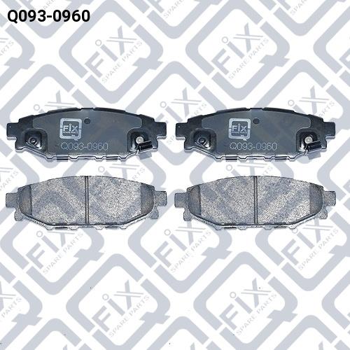 Brake Pad Set, disc brake Q-fix Q093-0960