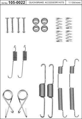 Buy Quick brake 105-0022 at a low price in United Arab Emirates!