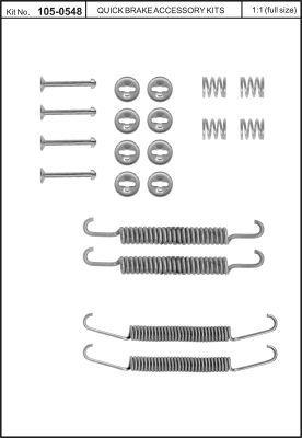 Buy Quick brake 1050548 – good price at EXIST.AE!