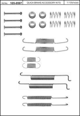 Buy Quick brake 105-0597 at a low price in United Arab Emirates!