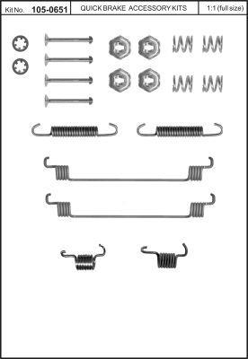 Buy Quick brake 105-0651 at a low price in United Arab Emirates!