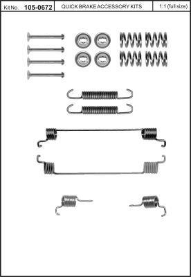 Buy Quick brake 105-0672 at a low price in United Arab Emirates!