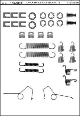 Buy Quick brake 105-0686 at a low price in United Arab Emirates!