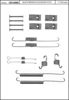 Buy Quick brake 105-0688 at a low price in United Arab Emirates!