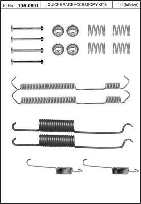 Buy Quick brake 1050691 – good price at EXIST.AE!