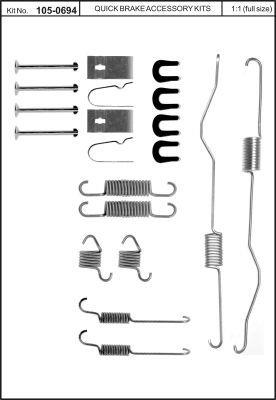 Buy Quick brake 105-0694 at a low price in United Arab Emirates!