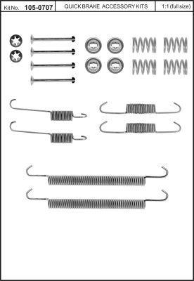 Buy Quick brake 105-0707 at a low price in United Arab Emirates!