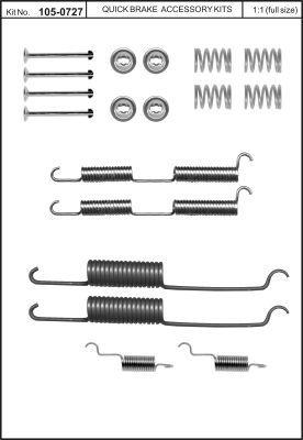 Buy Quick brake 105-0727 at a low price in United Arab Emirates!