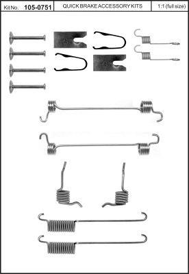 Buy Quick brake 1050751 – good price at EXIST.AE!