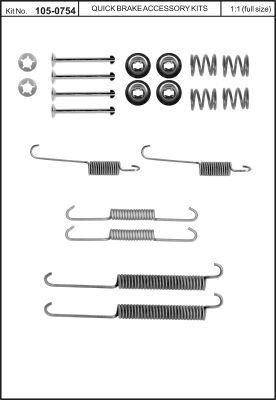 Buy Quick brake 1050754 – good price at EXIST.AE!