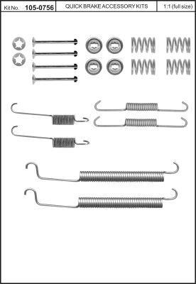 Buy Quick brake 1050756 – good price at EXIST.AE!
