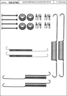 Buy Quick brake 105-0758 at a low price in United Arab Emirates!