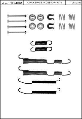 Buy Quick brake 105-0761 at a low price in United Arab Emirates!
