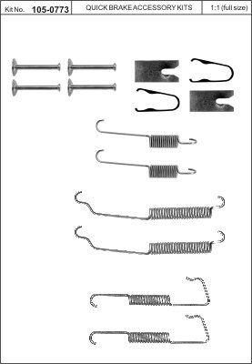 Buy Quick brake 1050773 – good price at EXIST.AE!
