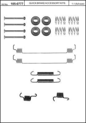 Buy Quick brake 105-0777 at a low price in United Arab Emirates!