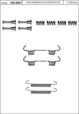 Buy Quick brake 1050801 – good price at EXIST.AE!