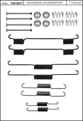Buy Quick brake 1050817 – good price at EXIST.AE!