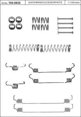 Buy Quick brake 105-0835 at a low price in United Arab Emirates!