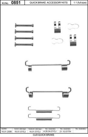 Buy Quick brake 1050851 – good price at EXIST.AE!
