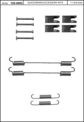 Buy Quick brake 1050862 – good price at EXIST.AE!