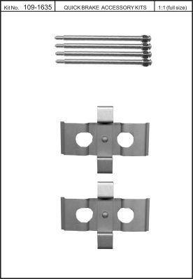 Buy Quick brake 109-1635 at a low price in United Arab Emirates!