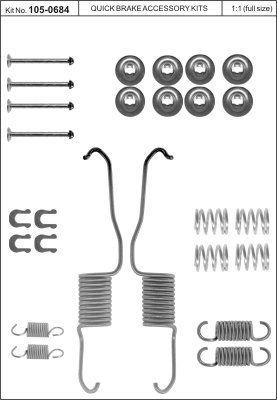 Buy Quick brake 105-0684 at a low price in United Arab Emirates!