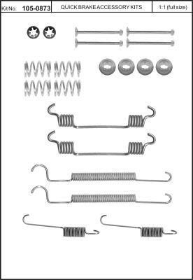 Buy Quick brake 105-0873 at a low price in United Arab Emirates!