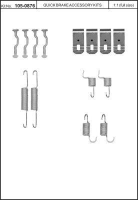 Buy Quick brake 1050876 – good price at EXIST.AE!