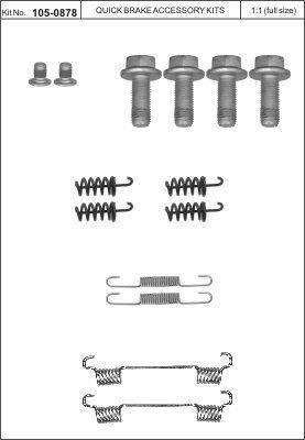 Buy Quick brake 1050878 – good price at EXIST.AE!