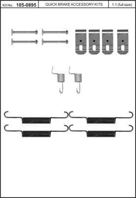 Buy Quick brake 105-0895 at a low price in United Arab Emirates!