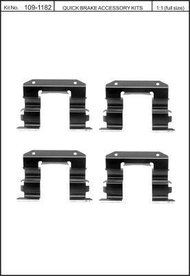 Buy Quick brake 109-1182 at a low price in United Arab Emirates!