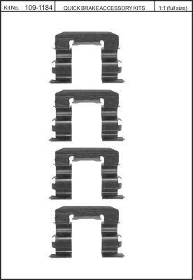 Buy Quick brake 109-1184 at a low price in United Arab Emirates!