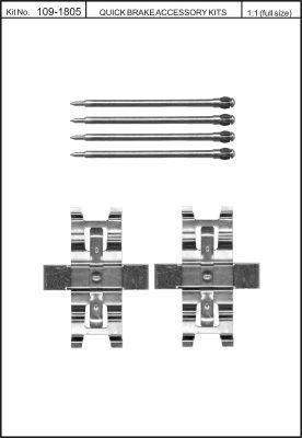Buy Quick brake 109-1805 at a low price in United Arab Emirates!