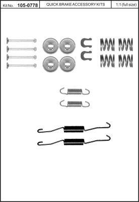 Buy Quick brake 105-0778 at a low price in United Arab Emirates!