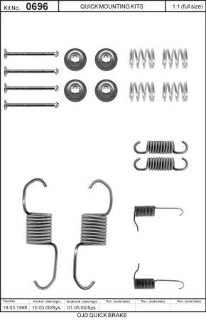 Buy Quick brake 105-0696 at a low price in United Arab Emirates!