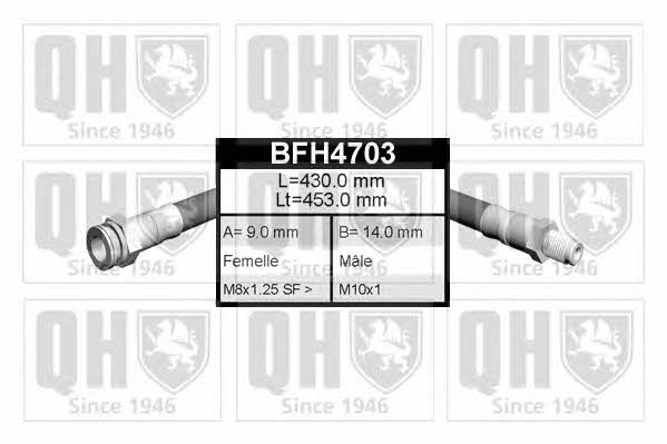 Quinton Hazell BFH4703 Brake Hose BFH4703