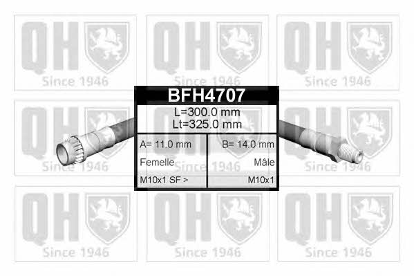 Quinton Hazell BFH4707 Brake Hose BFH4707
