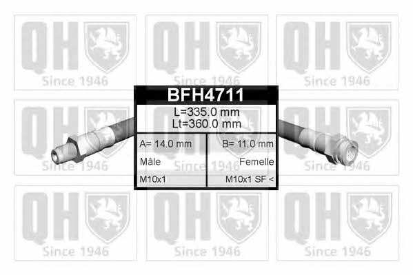 Quinton Hazell BFH4711 Brake Hose BFH4711