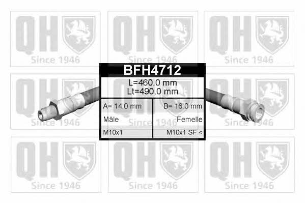 Quinton Hazell BFH4712 Brake Hose BFH4712