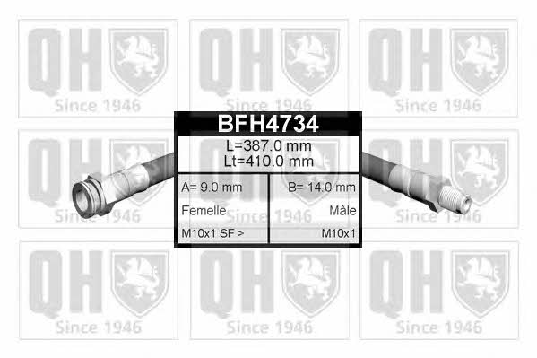 Quinton Hazell BFH4734 Brake Hose BFH4734
