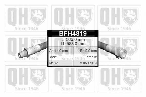 Quinton Hazell BFH4819 Brake Hose BFH4819