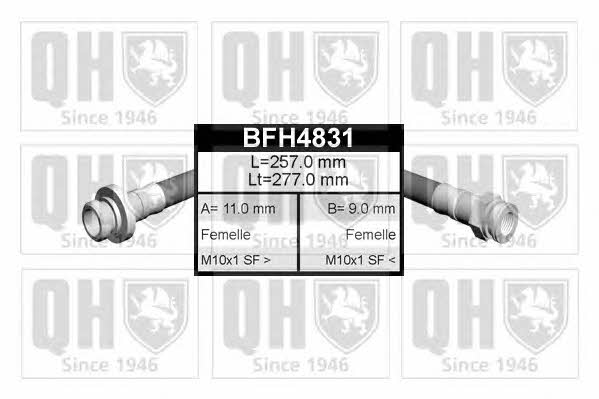 Quinton Hazell BFH4831 Brake Hose BFH4831