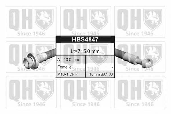 Quinton Hazell BFH4847 Brake Hose BFH4847