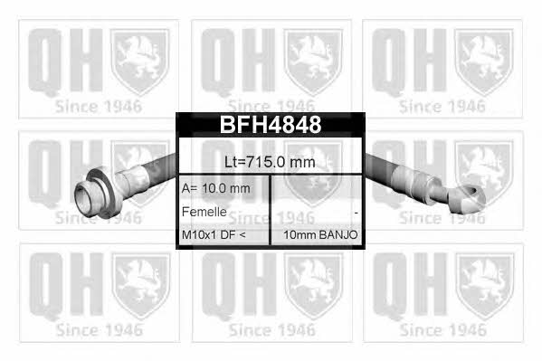 Quinton Hazell BFH4848 Brake Hose BFH4848