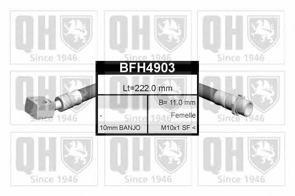 Quinton Hazell BFH4903 Brake Hose BFH4903
