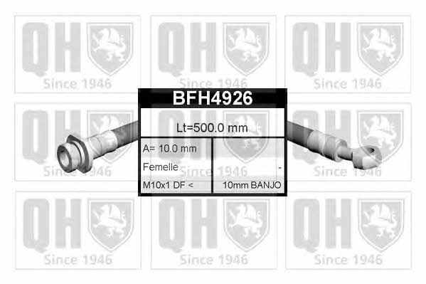 Quinton Hazell BFH4926 Brake Hose BFH4926