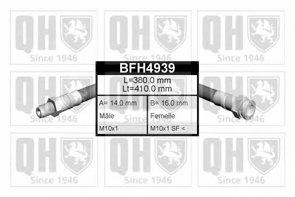 Quinton Hazell BFH4939 Brake Hose BFH4939