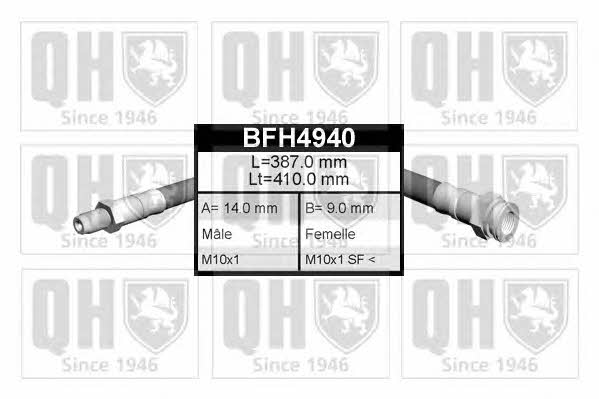 Quinton Hazell BFH4940 Brake Hose BFH4940