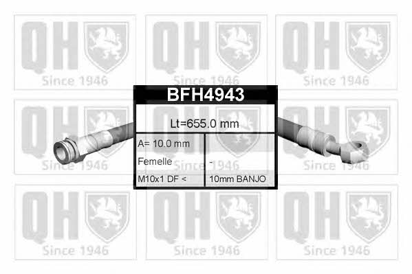 Quinton Hazell BFH4943 Brake Hose BFH4943