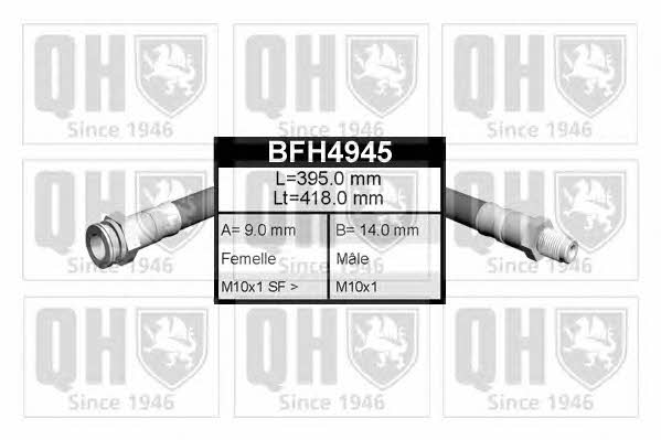 Quinton Hazell BFH4945 Brake Hose BFH4945